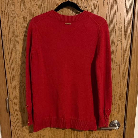Michael Kors Red Crew Neck Sweater - Picture 5 of 5